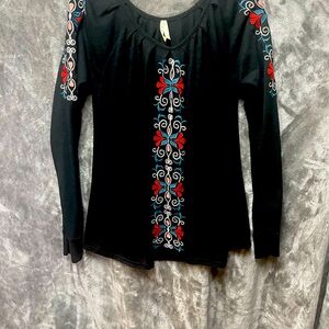 Western women’s roper, long sleeve, shirt, size xs